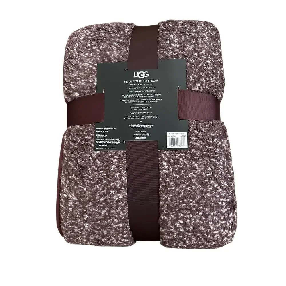 UGG Melange Sherpa Throw 50